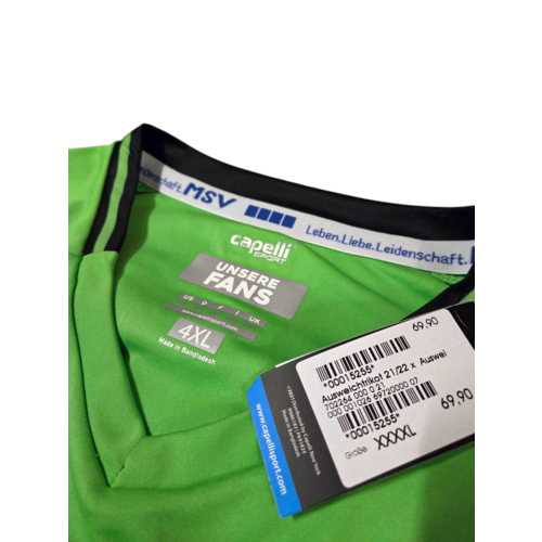 Capelli Sport Originelles Retro-Vintage-Fußballtrikot MSV Duisburg 2021/22