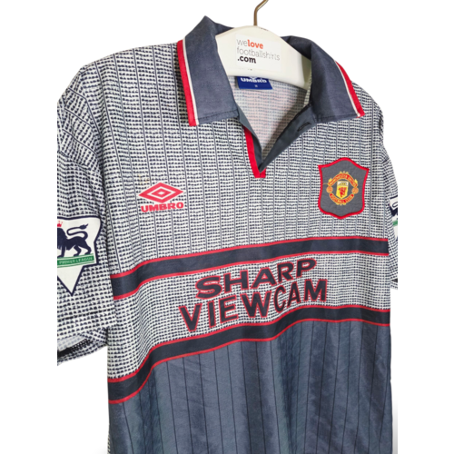 Umbro Originelles Retro-Vintage-Fußballtrikot Manchester United 1995/96
