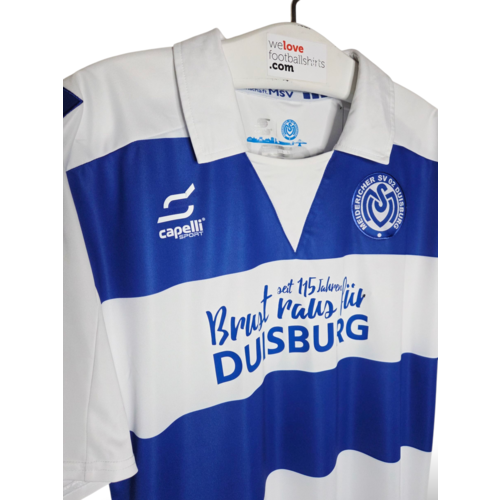Capelli Sport Originelles Retro-Vintage-Fußballtrikot MSV Duisburg 2017/18