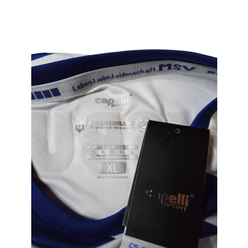 Capelli Sport Originelles Retro-Vintage-Fußballtrikot MSV Duisburg 2020/21