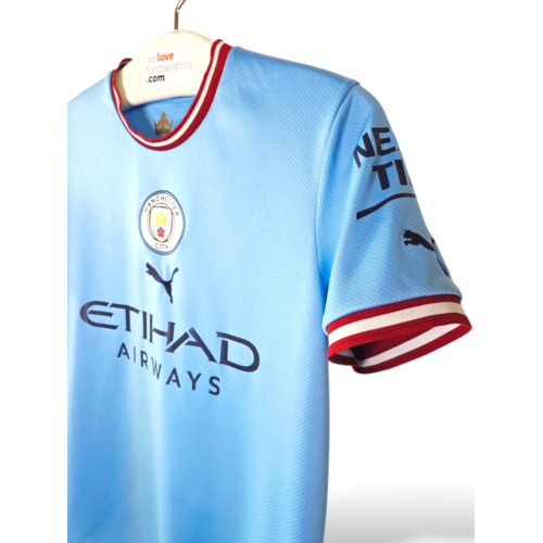 Puma Originelles Retro-Vintage-Fußballtrikot Manchester City 2022/23