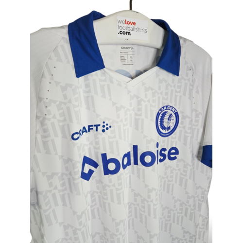 Craft Originelles Retro-Vintage-Fußballtrikot KAA Gent 2023/24