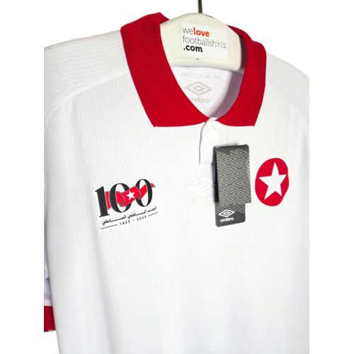 Umbro Originelles Retro-Vintage-Fußballtrikot Étoile Sportive du Sahel 2025 Centenary