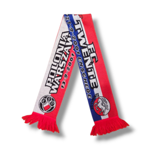 Fußballschal Polonia Warszawa - FC Twente