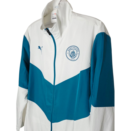 Puma Origineel Vintage voetbal jacket Manchester City 2021/22 Puma Origineel Vintage voetbal jacket Manchester City 2021/22