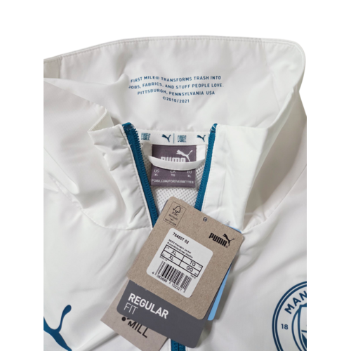 Puma Origineel Vintage voetbal jacket Manchester City 2021/22 Puma Origineel Vintage voetbal jacket Manchester City 2021/22