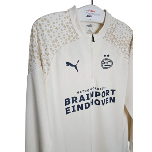 Puma Origineel Puma voetbal Pullover 1/4 zip PSV Eindhoven 2023/24 Puma Origineel Puma voetbal Pullover 1/4 zip PSV Eindhoven 2023/24