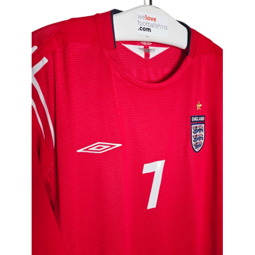 Umbro Origineel retro vintage voetbalshirt Engeland EURO 2004 Umbro Origineel retro vintage voetbalshirt Engeland EURO 2004