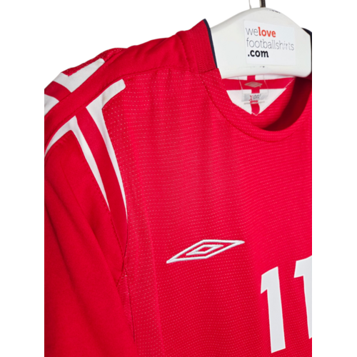 Umbro Origineel retro vintage voetbalshirt Engeland EURO 2004 Umbro Origineel retro vintage voetbalshirt Engeland EURO 2004