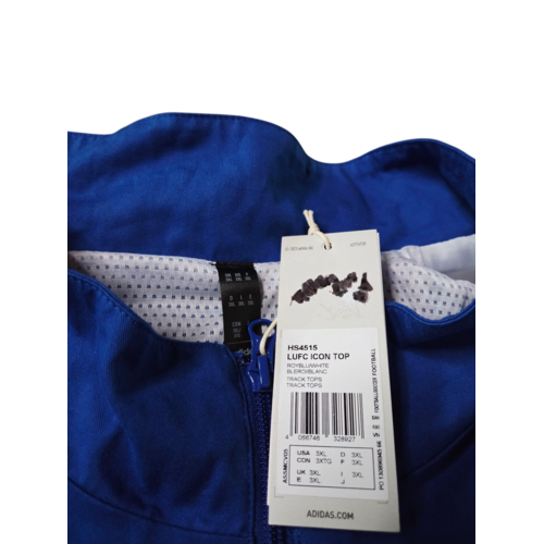 Adidas Original Vintage 1/3 zip football jacket Leeds United 2022/23