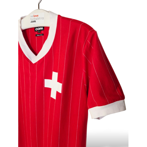 COPA Football Original Retro-Fußballtrikot Schweiz 1982
