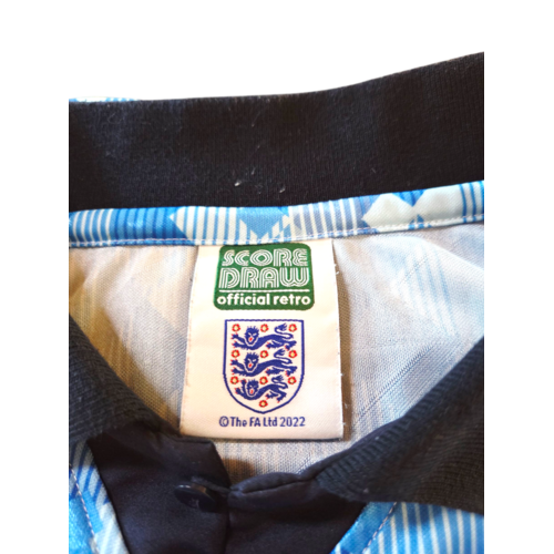 Score Draw Original Retro-Fußballtrikot England