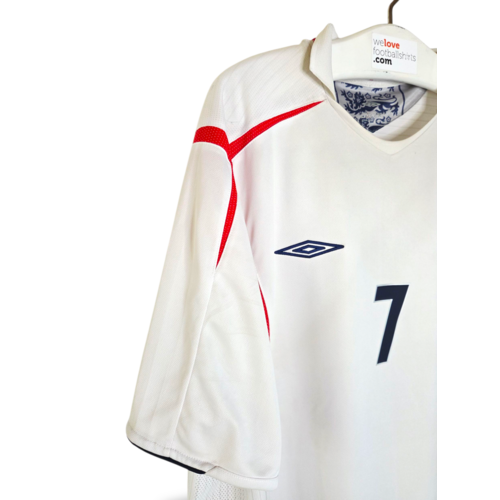 Umbro Originelles Retro-Vintage-Fußballtrikot England Fußball-Weltmeisterschaft 2006