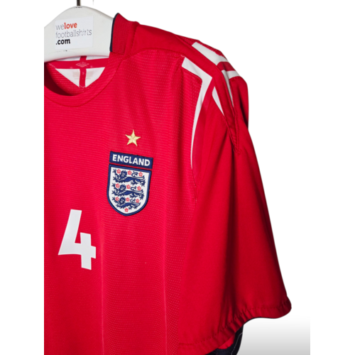 Umbro Originelles Retro-Vintage-Fußballtrikot England EURO 2004 Umbro Originelles Retro-Vintage-Fußballtrikot England EURO 2004