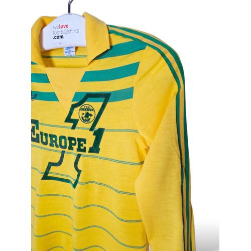 Adidas Origineel retro vintage voetbalshirt FC Nantes 1985/86