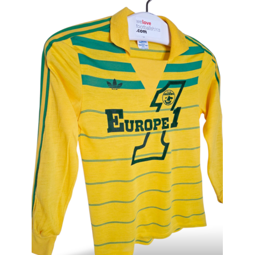 Adidas Origineel retro vintage voetbalshirt FC Nantes 1985/86