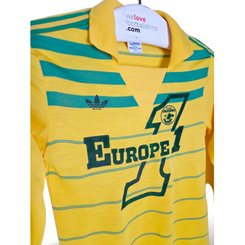 Adidas Origineel retro vintage voetbalshirt FC Nantes 1985/86