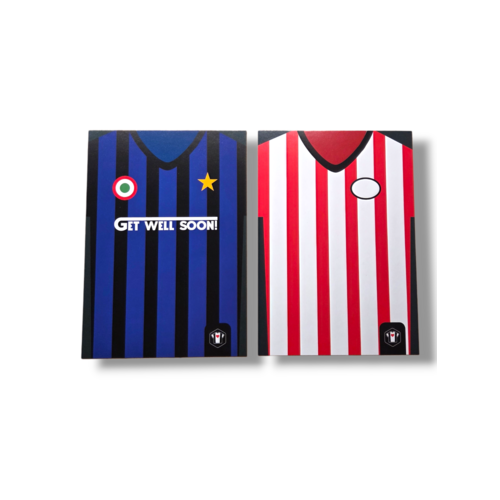 Fanwear WeLoveFootballShirts football greeting cards (10 pieces) Fanwear WeLoveFootballShirts football greeting cards (10 pieces)