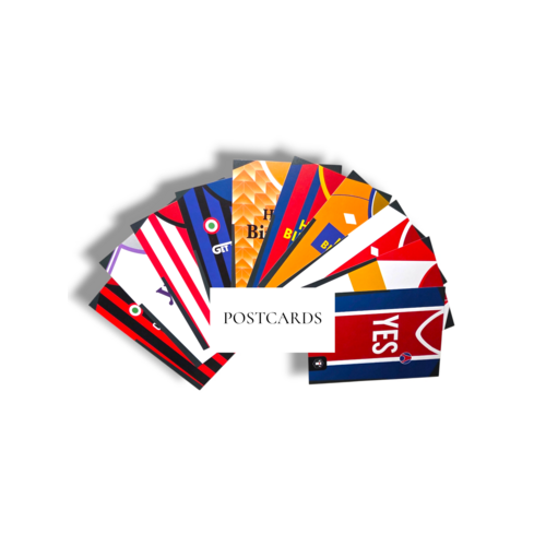 Fanwear WeLoveFootballShirts football greeting cards (10 pieces) Fanwear WeLoveFootballShirts football greeting cards (10 pieces)