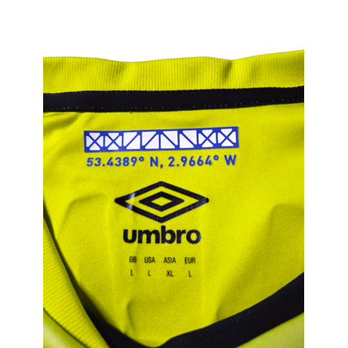Umbro Original Umbro Match-Issue goalkeeper shirt Everton 2016/17 Umbro Original Umbro Match-Issue goalkeeper shirt Everton 2016/17