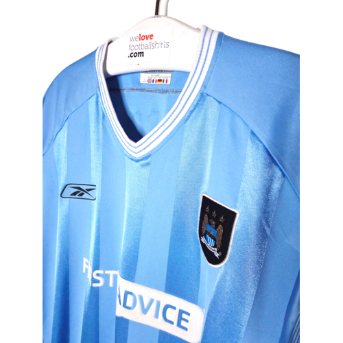 Reebok Original Reebok Matchworn Football Shirt Manchester City 2003/04 Reebok Original Reebok Matchworn Football Shirt Manchester City 2003/04