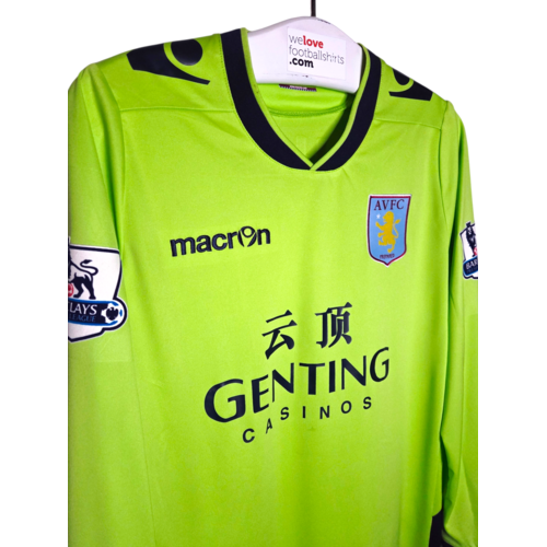 Macron Original Macron Match-Issue Fußballtrikot Aston Villa 2012/13 Macron Original Macron Match-Issue Fußballtrikot Aston Villa 2012/13