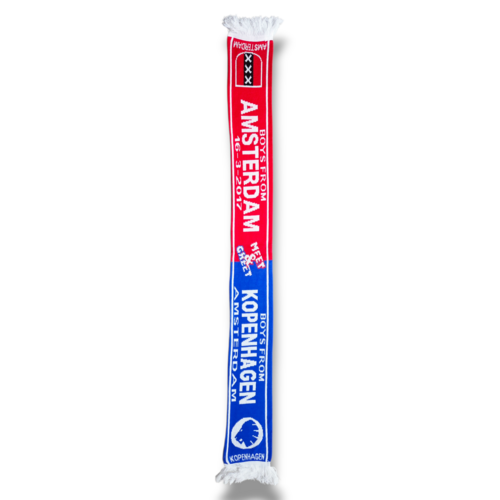 Originaler Fußballschal AFC Ajax - FC Kopenhagen Originaler Fußballschal AFC Ajax - FC Kopenhagen