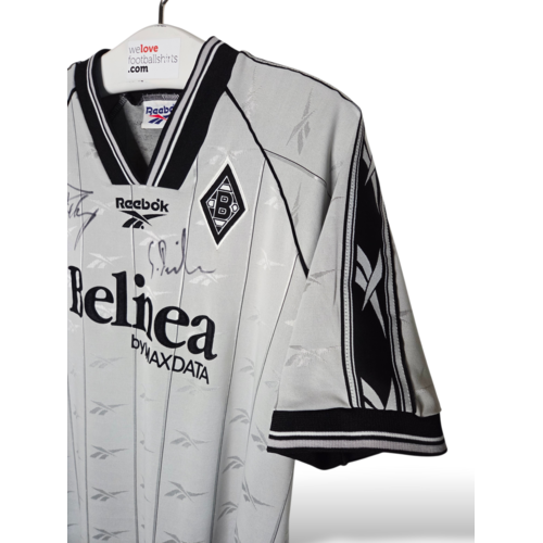 Reebok Reebok Matchworn en Gesigneerd voetbalshirt Borussia Mönchengladbach 1997/98 Reebok Reebok Matchworn en Gesigneerd voetbalshirt Borussia Mönchengladbach 1997/98