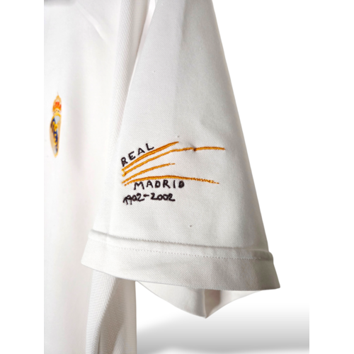 Adidas Origineel retro vintage voetbalshirt Real Madrid CF 2001/02 Centenary Adidas Origineel retro vintage voetbalshirt Real Madrid CF 2001/02 Centenary
