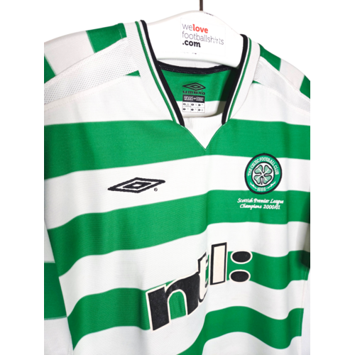 Umbro Origineel retro vintage voetbalshirt Celtic F.C. 2001/03 Umbro Origineel retro vintage voetbalshirt Celtic F.C. 2001/03