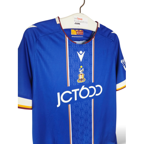 Macron Origineel retro vintage voetbalshirt Bradford City AFC 2024/25 Macron Origineel retro vintage voetbalshirt Bradford City AFC 2024/25