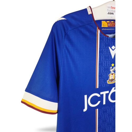 Macron Origineel retro vintage voetbalshirt Bradford City AFC 2024/25 Macron Origineel retro vintage voetbalshirt Bradford City AFC 2024/25