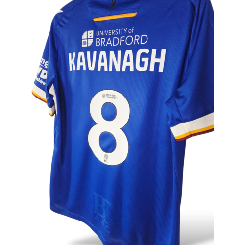 Macron Origineel retro vintage voetbalshirt Bradford City AFC 2024/25 Macron Origineel retro vintage voetbalshirt Bradford City AFC 2024/25