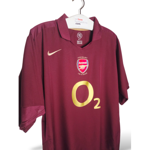 Nike Original retro vintage football shirt Arsenal 2005/06