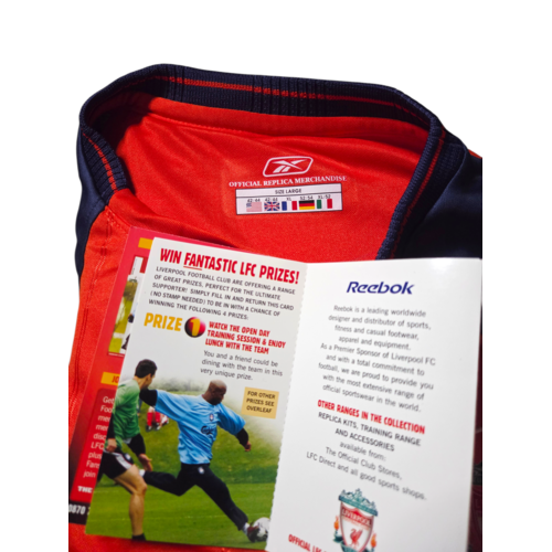 Reebok Original retro vintage goalkeeper shirt Liverpool 2003/04