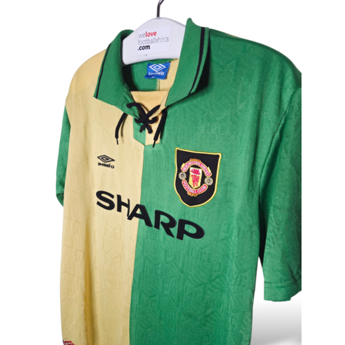 Umbro Originelles Retro-Vintage-Fußballtrikot Manchester United 1992/94 Umbro Originelles Retro-Vintage-Fußballtrikot Manchester United 1992/94