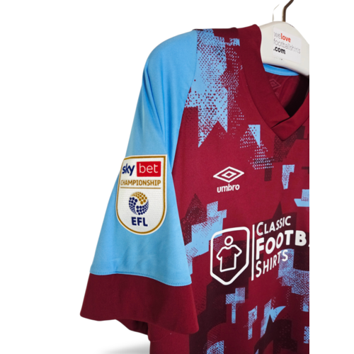 Umbro Originelles Retro-Vintage-Fußballtrikot Burnley FC 2022/23