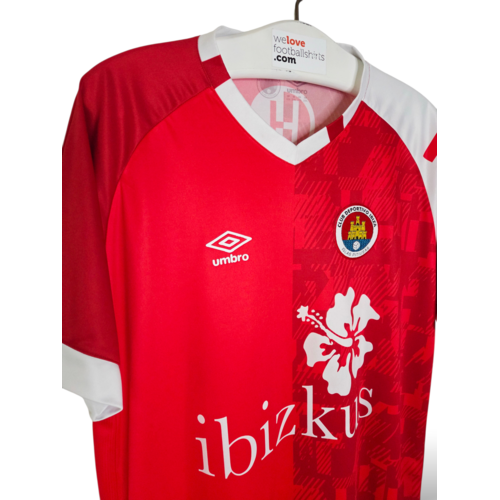 Umbro Originelles Retro-Vintage-Fußballtrikot CD Ibiza Islas Pitiusas 2021/22