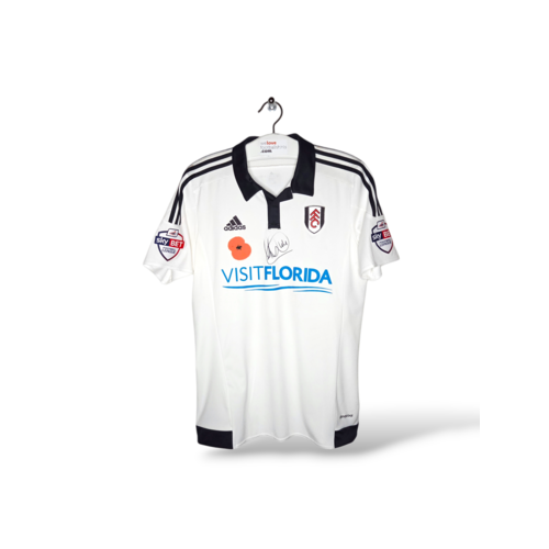 Adidas Origineel Adidas Matchworn en Gesigneerd voetbalshirt Fulham 2015/16