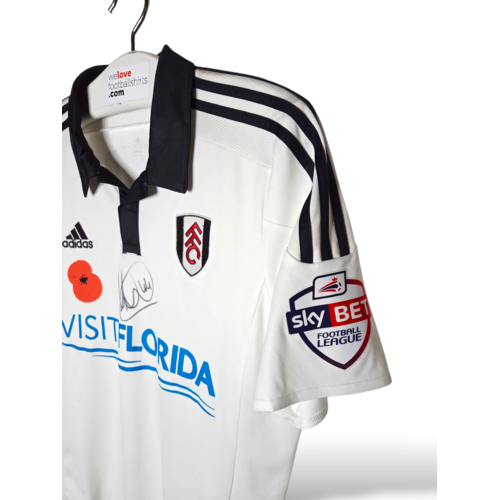 Adidas Origineel Adidas Matchworn en Gesigneerd voetbalshirt Fulham 2015/16