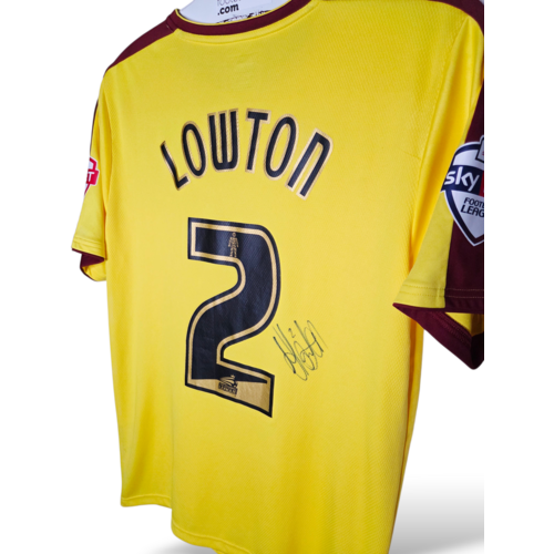 Puma Original Puma Matchworn and Signed Burnley FC 2015/16 Football Shirt