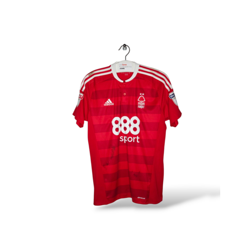 Adidas Original Adidas Matchworn Football Shirt Nottingham Forest 2016/17