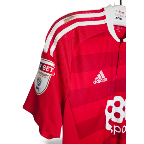 Adidas Original Adidas Matchworn Football Shirt Nottingham Forest 2016/17