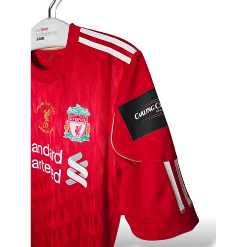 Adidas Original Adidas vintage Matchworn football shirt Liverpool Carling Cup 2012