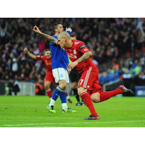 Adidas Original Adidas vintage Matchworn football shirt Liverpool Carling Cup 2012