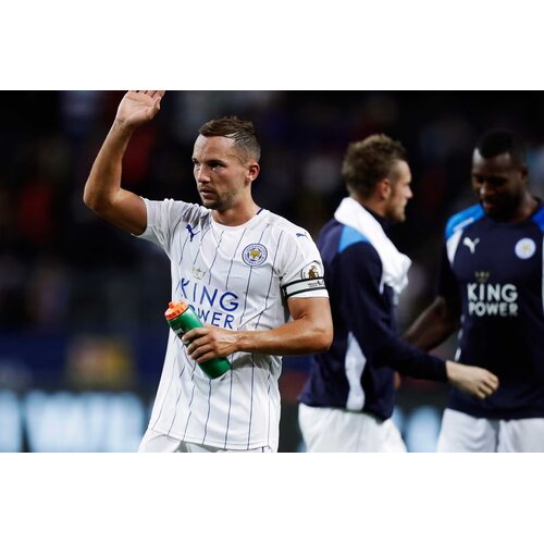 Puma Origineel Puma Matchworn voetbalshirt Leicester City 2016/17