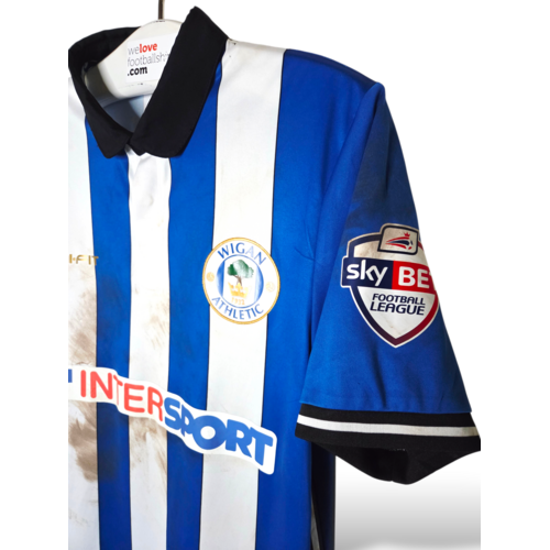 Mi-Fit Mi-Fit Matchworn und signiertes Wigan Athletic F.C. Fußballtrikot der Saison 2014/15