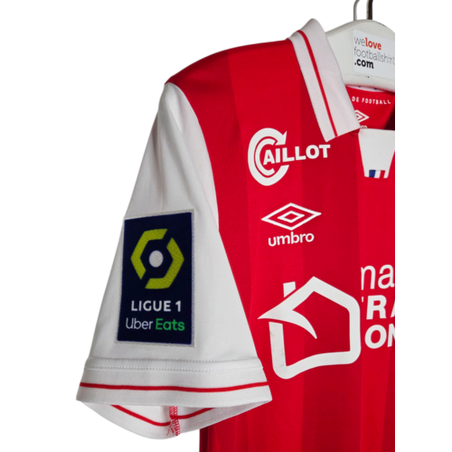 Umbro Umbro Matchworn and Signed Stade de Reims 2021/22 Football Shirt