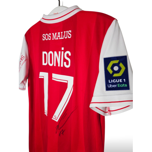 Umbro Umbro Matchworn and Signed Stade de Reims 2021/22 Football Shirt