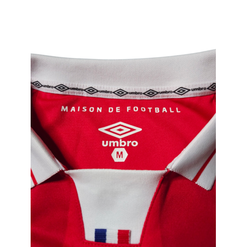 Umbro Umbro Matchworn and Signed Stade de Reims 2021/22 Football Shirt